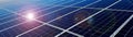 Close up dirty solar cell panels with gradient copy space for writing text Royalty Free Stock Photo