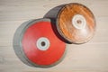 Close up of discuses Royalty Free Stock Photo