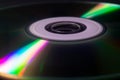 Close up, disk or cassette to store video or audio data Royalty Free Stock Photo