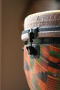 Close Up of a Djembe Head 2 Royalty Free Stock Photo