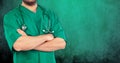 Close up of a doctor with his arms crossed Royalty Free Stock Photo
