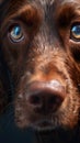 Close-up of a dog\'s face. Portrait of dog.