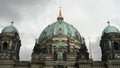 Close up the dome of berlin cathedral in germany Royalty Free Stock Photo