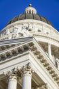 The Capitol Building of Sacramento, California Royalty Free Stock Photo