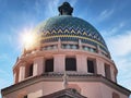 Close-up of dome of old Pima County Courthouse and Visitor`s Center Royalty Free Stock Photo