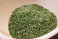 Close up of dried thyme