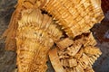 Close-up of dried yellow bamboo shoots, a specialty of Guilin, Guangxi, China Royalty Free Stock Photo