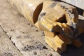 Close up of a drilling bit. Royalty Free Stock Photo