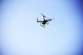 Flaying drone in sky Royalty Free Stock Photo