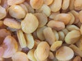 Close up on dry Apricots Royalty Free Stock Photo