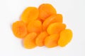 Close-up on Dry Apricots Royalty Free Stock Photo