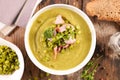 Dry pea soup Royalty Free Stock Photo