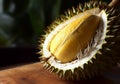 Close up durian generative AI