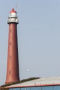 Close up of a Dutch lighthouse Royalty Free Stock Photo