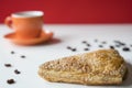 Appelflap, apple turnover, typical sweet snack from The Netherlands Royalty Free Stock Photo