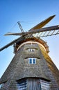 Close-up of Dutch windmill on Usedom. Germany