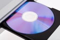 Close up of a DVD player Royalty Free Stock Photo