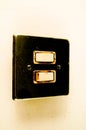 Close-up of elctric switch interruptor