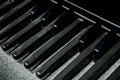 Close up of electone keys Royalty Free Stock Photo