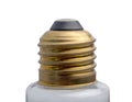 Close Up electric lamp bulb base Royalty Free Stock Photo