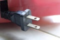Close up of an electrical plug Royalty Free Stock Photo