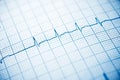 Electrocardiogram close up