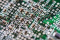 Close-up of electronic components Royalty Free Stock Photo