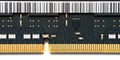 Close Up Electronic RAM Chip