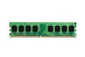 Close up of Electronic Ram random access memory on Mainboard computer Royalty Free Stock Photo