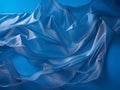 close up elegant blue silk background Royalty Free Stock Photo