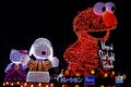 Close up of Elmo LED light parade float in Magical Starlight Parade