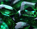 Close up of emeralds created using generative ai technology