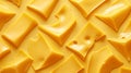 close-up of Emmenthal type cheese seen from above, in pieces