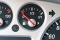 Gasoline indicator. Royalty Free Stock Photo