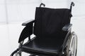 close up empty wheelchair room. High quality photo Royalty Free Stock Photo