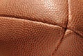 Close-up, End of Football Showing Texture