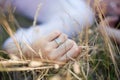 Close up of Engagement Ring Royalty Free Stock Photo