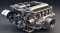 close-up of a engine of a car, car engine, engine background, car engine wallpaper