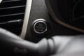 Close up engine car start button. Start stop engine modern new car button,Makes it easy to turn your auto mobile on and off. a key Royalty Free Stock Photo