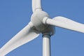 Close-up of an enormous windturbine Royalty Free Stock Photo