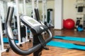 Close up equipment for rehabilitation in interior of physiotherapy clinic. Physical therapy center. Selective focus, copy space Royalty Free Stock Photo