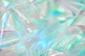 pastel neon turquoise, blue, purple, yellow holographic metallic foil background