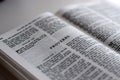 Close up examination of Proverbs in the Bible