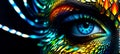 A Close-Up Exploration of Psychedelic Eye Art