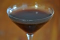 Close up of an Expresso Martini Cocktail drink Royalty Free Stock Photo