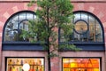 Close up of the exterior The Conran Shop, Marylebone High Street, London UK.