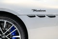 close-up of exterior design details of the luxury SUV Maserati Grecale