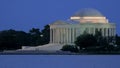 Close up of the exterior of the jefferson memorial in washington