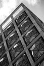 Close up of the exterior of the Zeitz Mocaa Museum of Contemporary Art Africa, in the Silo District on the V&A Waterfront. An unus