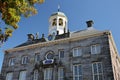 Close-up on the external facade of the Stadhuis Town hall, dated from 1686 of Enkhuizen